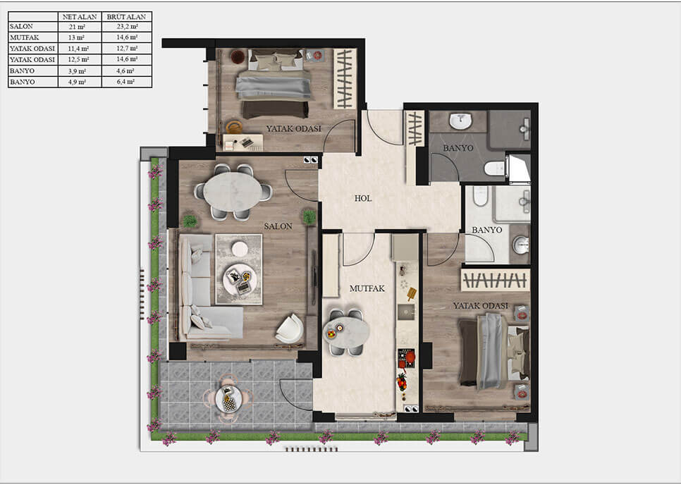 apartment plan