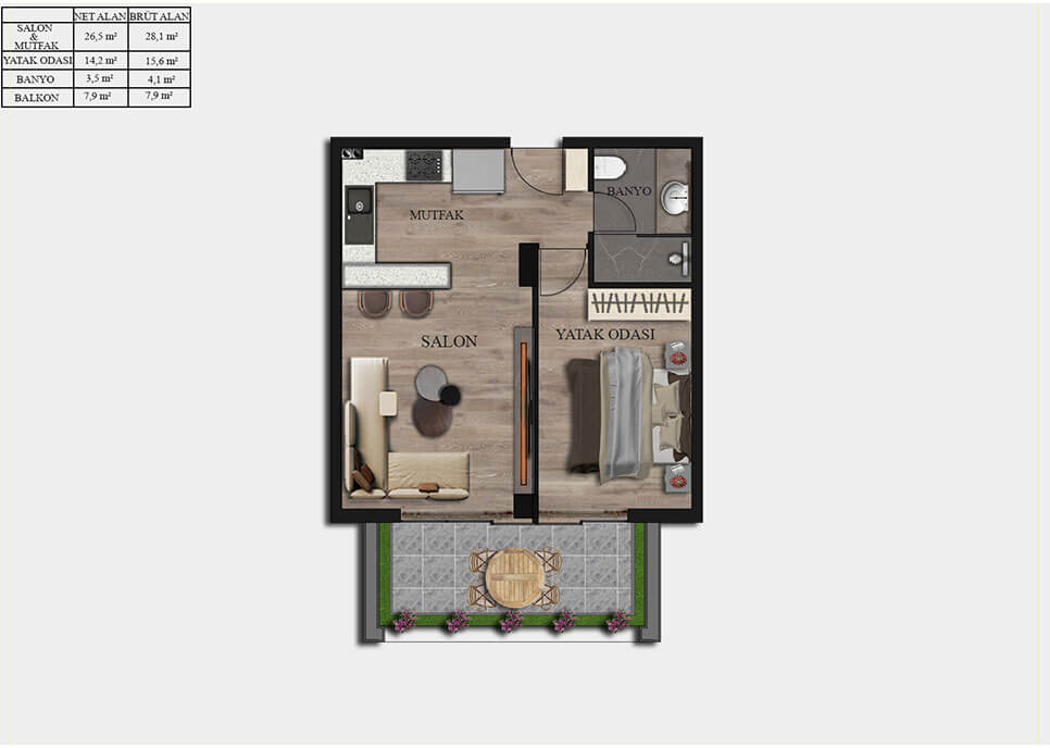 apartment plan